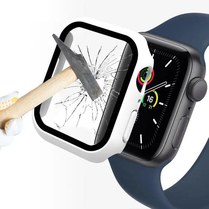 ENKAY 2-in-1 PC Frame 9H Tempered Glass Apple Watch 45mm