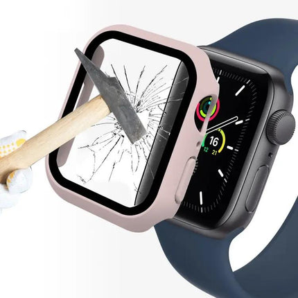 ENKAY 2-in-1 PC Frame 9H Tempered Glass Apple Watch 45mm