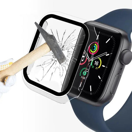 ENKAY 2-in-1 PC Frame 9H Tempered Glass Apple Watch 45mm