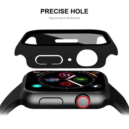 ENKAY 2-in-1 PC Frame 9H Tempered Glass Apple Watch 45mm