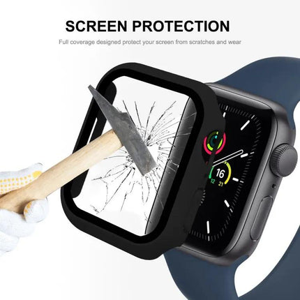 ENKAY 2-in-1 PC Frame 9H Tempered Glass Apple Watch 45mm