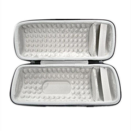 JBL Charge Travel Bag With Padded Interior For Daily Use open nylon case showing padded interior and accessory pockets