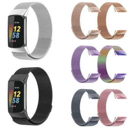 Magnetic Metal Band For Fitbit Charge 5 - Multi Color