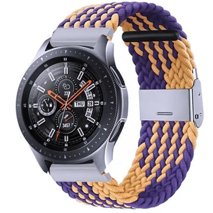 Nylon Braided 20mm Watch Band Metal Buckle For Galaxy 4