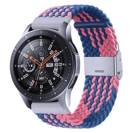 Nylon Braided 20mm Watch Band Metal Buckle For Galaxy 4