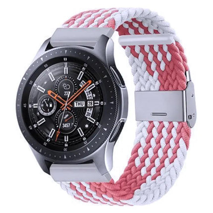 Nylon Braided 20mm Watch Band Metal Buckle For Galaxy 4