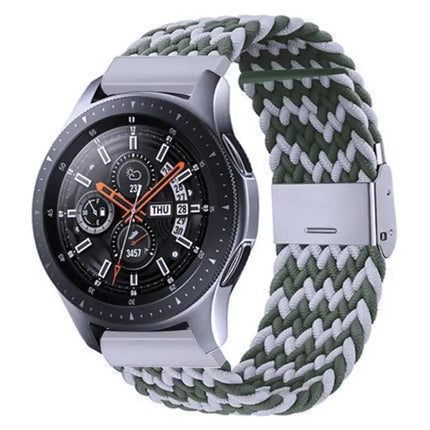 Nylon Braided 20mm Watch Band Metal Buckle For Galaxy 4