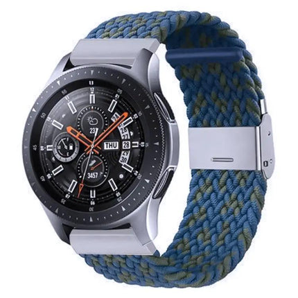 Nylon Braided 20mm Watch Band Metal Buckle For Galaxy 4