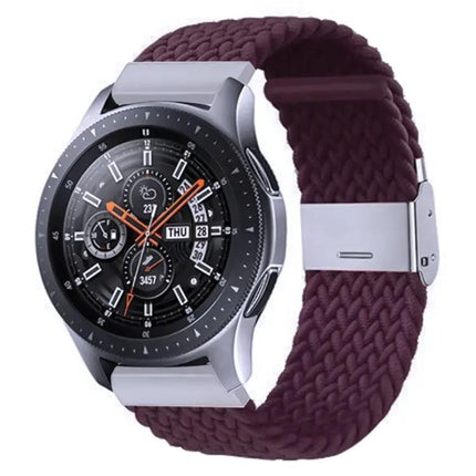 Nylon Braided 20mm Watch Band Metal Buckle For Galaxy 4
