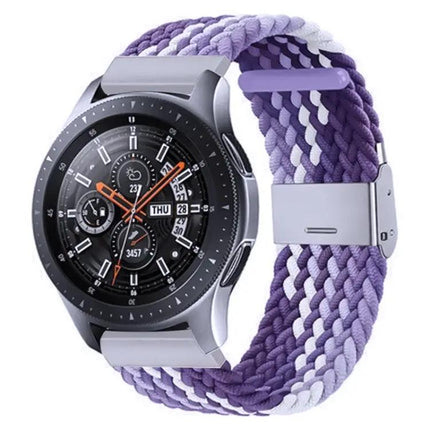 Nylon Braided 20mm Watch Band Metal Buckle For Galaxy 4