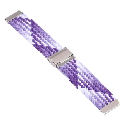 Nylon Braided 20mm Watch Band Metal Buckle For Galaxy 4