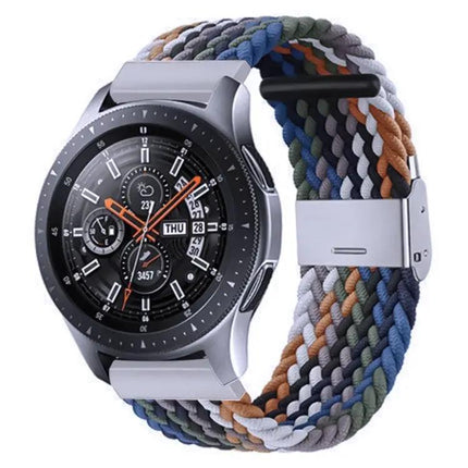 Nylon Braided 20mm Watch Band Metal Buckle For Galaxy 4