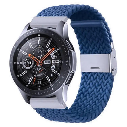 Nylon Braided 20mm Watch Band Metal Buckle For Galaxy 4