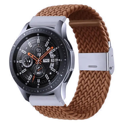 Nylon Braided 20mm Watch Band Metal Buckle For Galaxy 4