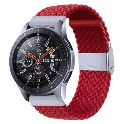 Nylon Braided 20mm Watch Band Metal Buckle For Galaxy 4