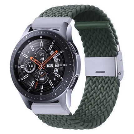 Nylon Braided 20mm Watch Band Metal Buckle For Galaxy 4
