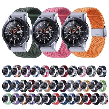 Nylon Braided 20mm Watch Band Metal Buckle For Galaxy 4