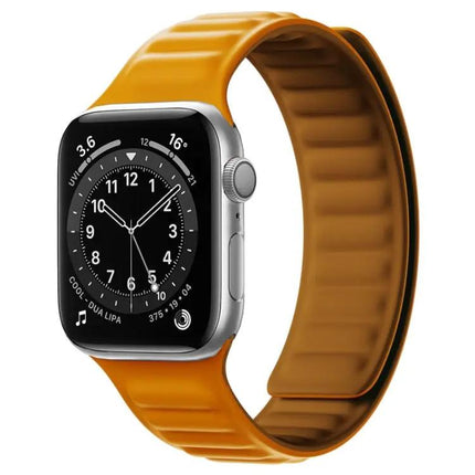 Silicone Magnetic Apple Watch Band Adjustable 42/44/45mm | Syndmart