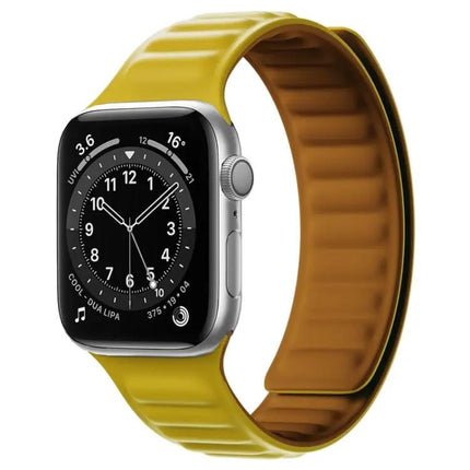 Silicone Magnetic Apple Watch Band Adjustable 42/44/45mm | Syndmart
