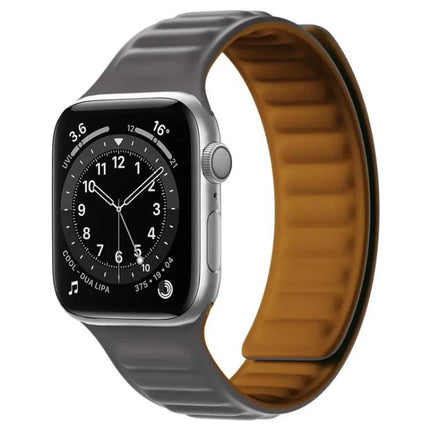 Silicone Magnetic Apple Watch Band Adjustable 42/44/45mm | Syndmart