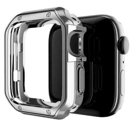 Electroplated TPU Shockproof Apple Watch Case 1-7 SE 38-45mm