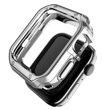 Electroplated TPU Shockproof Apple Watch Case 1-7 SE 38-45mm