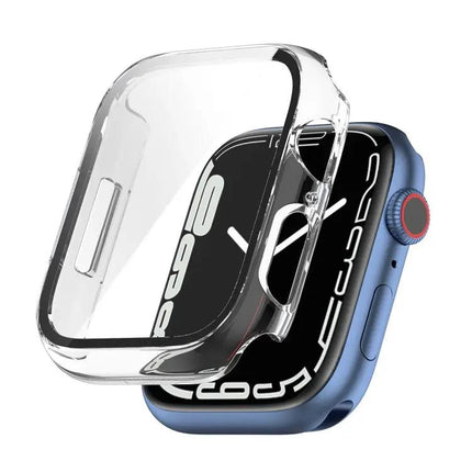 Shockproof PC Case Glass Fits Apple Watch 41/45mm