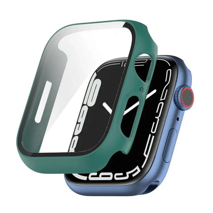 Shockproof PC Case Glass Fits Apple Watch 41/45mm