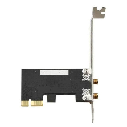 Dual Frequency Wireless Network Card for Seamless Connectivity PCI-E desktop adapter with dual antenna connectors for stable gaming and video calls