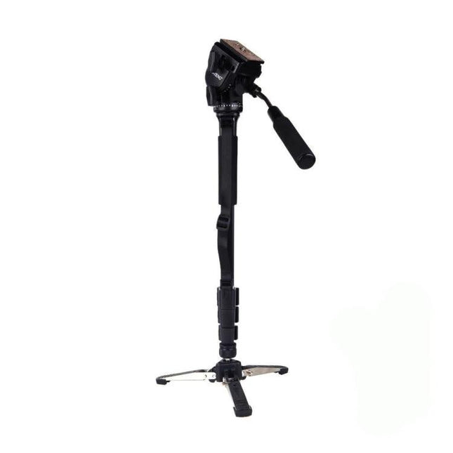 Yunteng Versatile Tripod Monopod with Fluid Drag Head for Photography - black monopod tripod with fluid drag head for smooth video