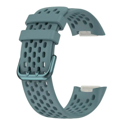 Silicone Breathable Watch Band For Fitbit Charge 5