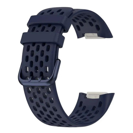 Silicone Breathable Watch Band For Fitbit Charge 5