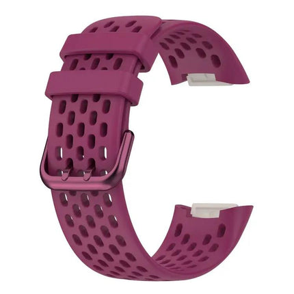 Silicone Breathable Watch Band For Fitbit Charge 5