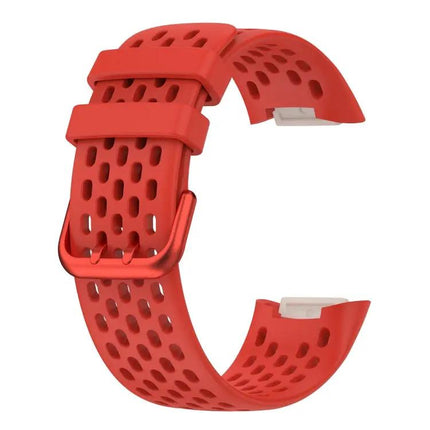 Silicone Breathable Watch Band For Fitbit Charge 5
