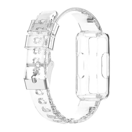 Transparent Silicone Integrated Watch Band For Fitbit Luxe