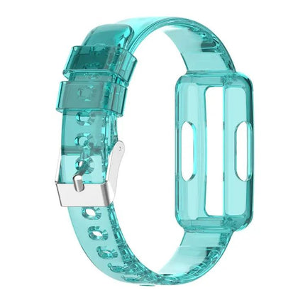 Transparent Silicone Integrated Watch Band For Fitbit Luxe