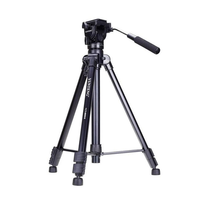 Yunteng Aluminum Tripod for Everyday Photography and Video — lightweight stable aluminum tripod with adjustable height and fluid head for travel and home shoots