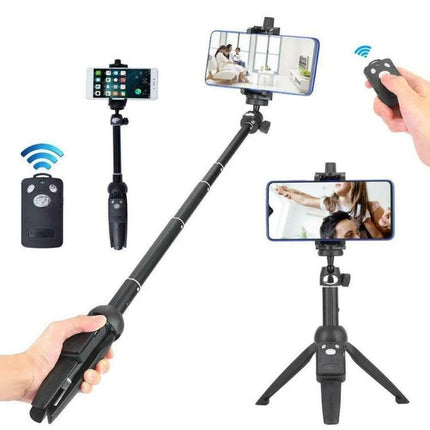Yunteng Handheld Tripod For Daily Smartphone Photography — compact tripod, selfie stick and remote for steady social photos and videos