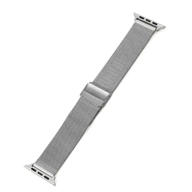 Milanese Stainless Steel Band For Apple Watch 38-45mm | Syndmart