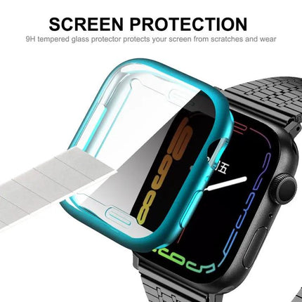 ENKAY Plated TPU Case for Apple Watch Series 7 8 9 41/45mm