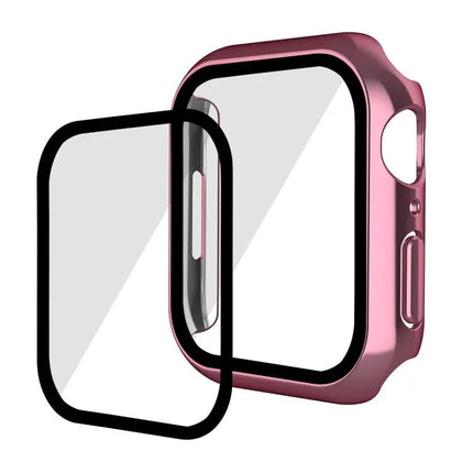 ENKAY 2-in-1 PC Frame 9H Tempered Case For Watch 41/45mm