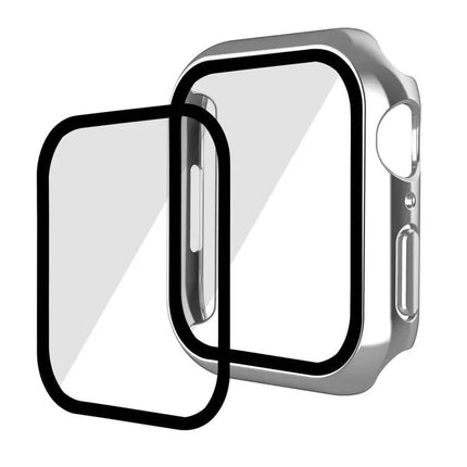 ENKAY 2-in-1 PC Frame 9H Tempered Case For Watch 41/45mm