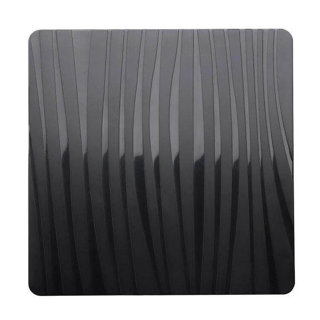 External USB 3.0 Type-C CD/DVD Drive for Desktop Use slim black external optical drive with textured wavy top for desktop connection