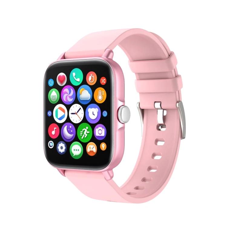Smart Watch as a Daily Companion for Everyday Situations – pink smartwatch showing activity tracking, notifications and Bluetooth calling features