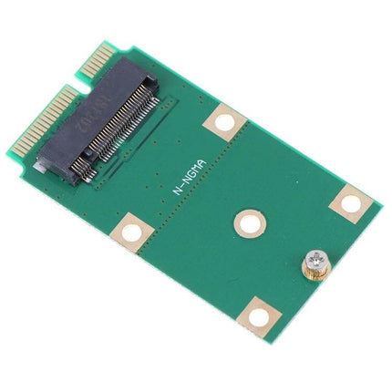 M.2 NGFF SSD to mSATA Adapter for 30mm and 42mm Drives - green PCB converter board for NGFF to mSATA compatibility