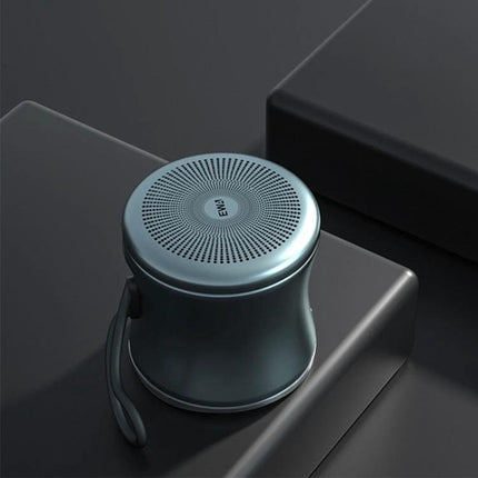 EWA Portable Speaker Pocket Sized For Travel And Jogging — compact stainless steel-accented Bluetooth speaker for jogging