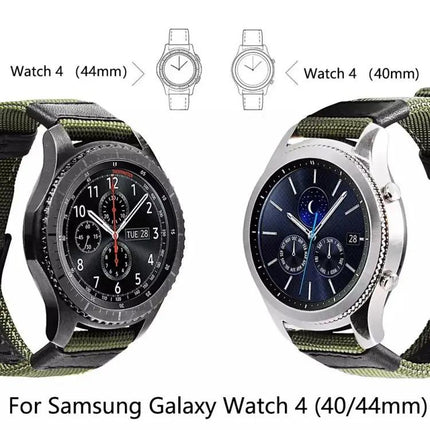 Canvas Watch Strap For Samsung Galaxy Watch4 40mm 44mm