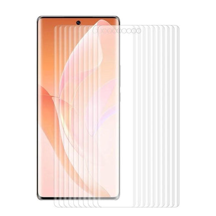 Alt Tag: Honor 60 Screen Protector For Everyday Use With 3D Curved Edge clear PET film showing edge-to-edge fit and scratch protection