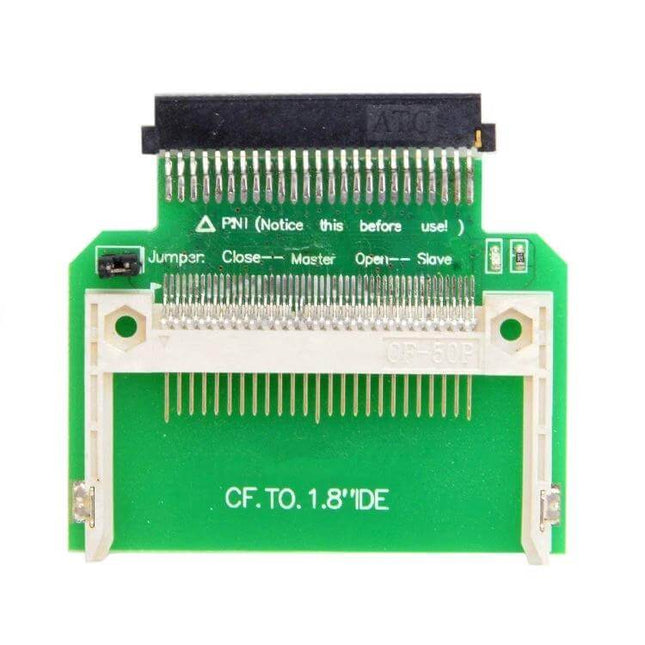 CF Compact Flash Card Adapter for 1.8 Inch IDE Hard Drives - green PCB CF to 1.8'' IDE converter with 44-pin connector