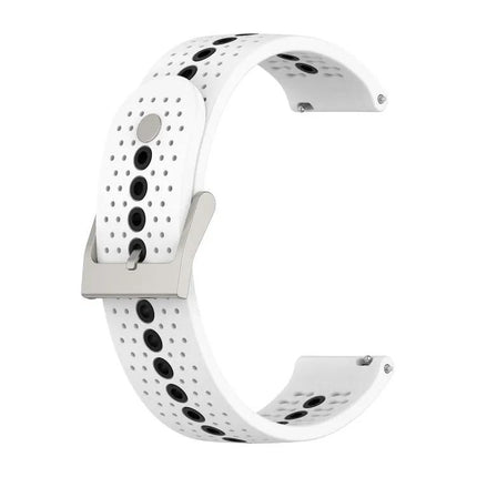 Silicone Breathable Two-Tone Strap For Samsung Galaxy Watch